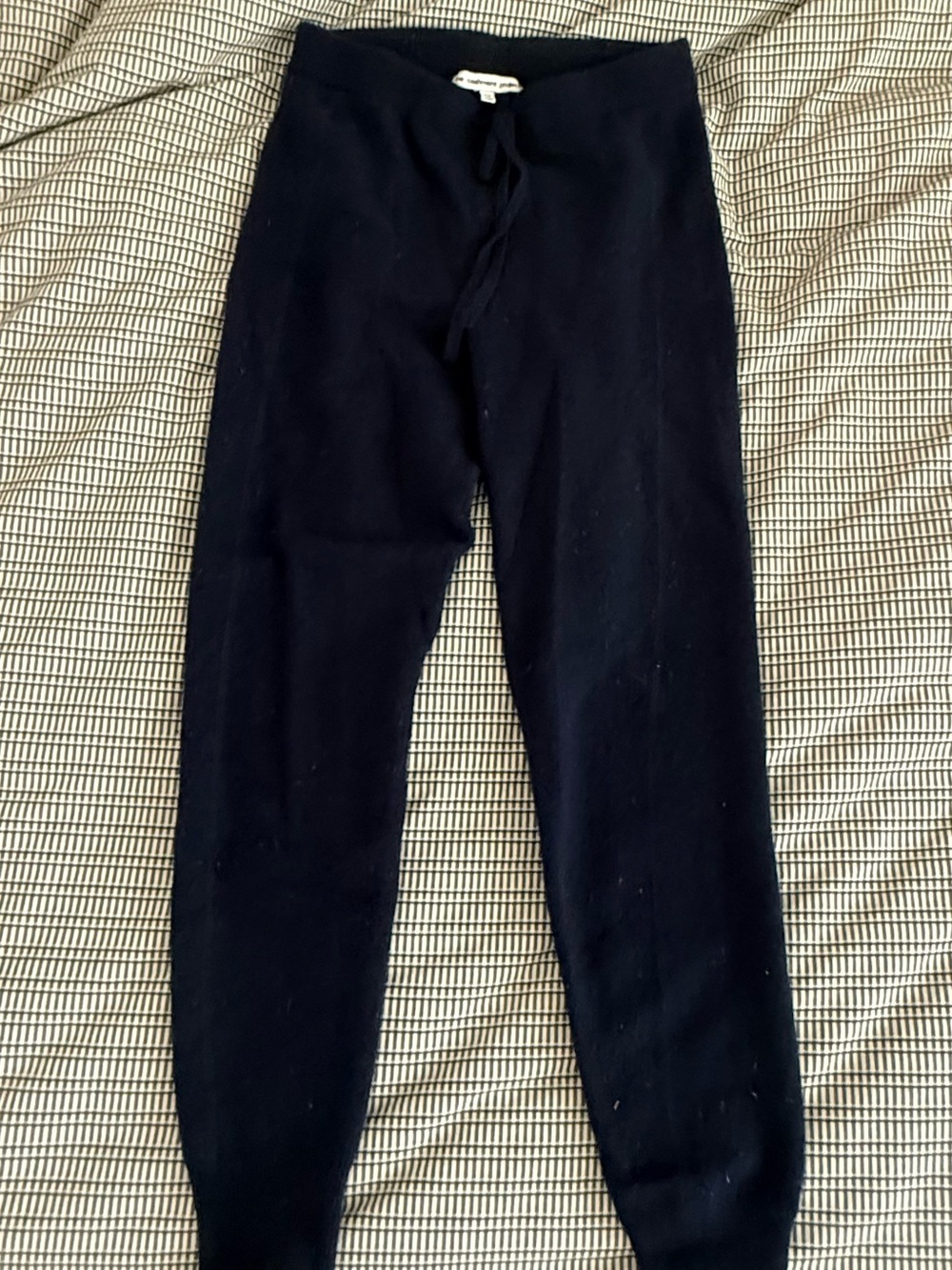 The Cashmere Project Slim Knit Jogger Pants - Blue